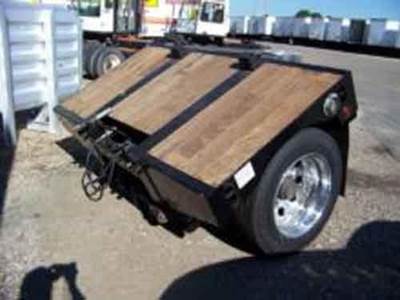 Trail King 5 STEEL SINGLE FIXED AXLE FLIP AXLE Trailer