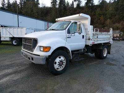 Ford F-650 Single Axle Dump Truck - Caterpillar, Automatic