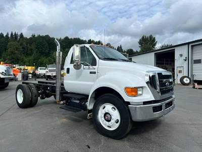 Ford F-650 Single Axle Cab & Chassis Truck - Cummins, 260HP, 6 Speed Allison Rds Automatic