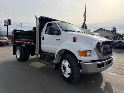 Ford F-650 Single Axle Cab & Chassis Truck - Cummins, 325HP, 6 Speed Allison Rds Automatic