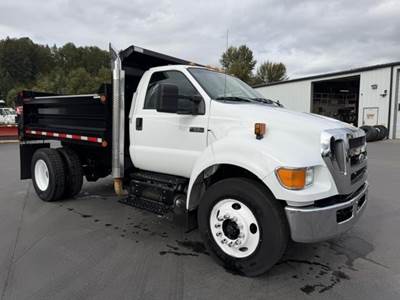 Ford F-650 Single Axle Cab & Chassis Truck - Cummins, 325HP, 6 Speed Allison Rds Automatic