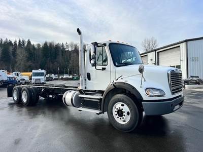 Freightliner M2 112 Tandem Axle Cab & Chassis Truck - Detroit, 410HP, 10 Speed Autoshift Amt
