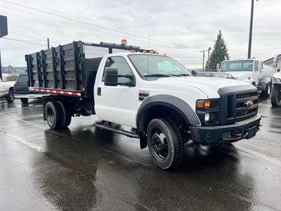 Ford F-550 Single Axle Dump Truck - 6.4L POWER STROKE 350HP, Automatic, 12' Dump