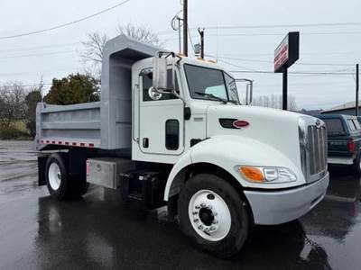Peterbilt 335 Single Axle Dump Truck - Paccar 260HP, 6 Speed Allison Rds Automatic, 10' Dump