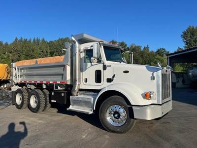 Peterbilt 365 Dump Truck - Cummins 425HP, 6 Speed Allison Rds Automatic, 15' Dump