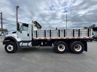 2011 International WorkStar 7500 Tandem Axle 16 ft Flatbed Dump Truck ...