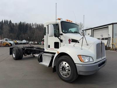 Kenworth T370 18.5 ft Stake Bed Truck - 325HP, 5 Speed Allison Rds Automatic