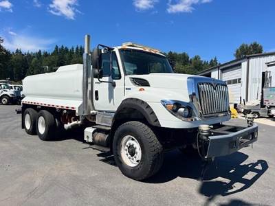 International WorkStar 7600 3000 Gallon Water Truck - MAXXFORCE 11 390HP, 5 Speed Allison Rds Automatic