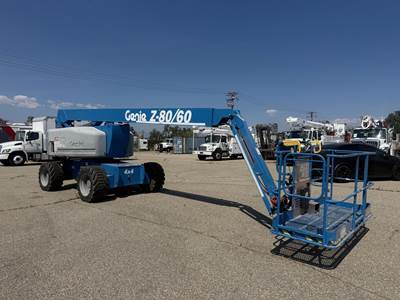 Genie Z-80/60 Articulating Boom Lift - 85ft Working Height, 500lb Capacity