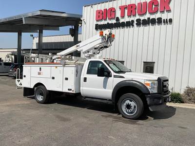 Ford F-450 30 ft Boom / Bucket Truck - 2012 ALTEC AT200A Aerial Lift, Automatic