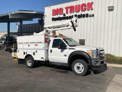 Ford F-550 37 ft Boom / Bucket Truck - 2014 ALTEC AT37G Aerial Lift, Automatic