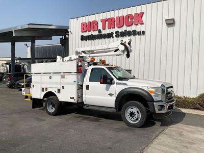 Ford F-550 37 ft Boom / Bucket Truck - 2016 ALTEC AT37G Aerial Lift, Automatic