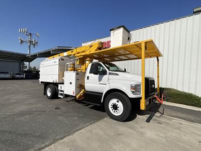 Ford F-750 70 ft Boom / Bucket Truck - 2016 ALTEC LR760-E70 FM Aerial Lift