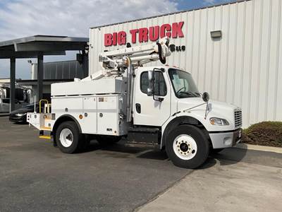 Freightliner M2 106 37 ft Boom / Bucket Truck - 2014 ALTEC AT37G Aerial Lift, Automatic
