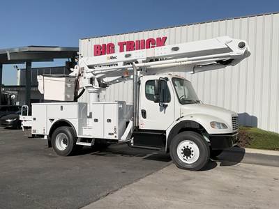 Freightliner M2 106 60 ft Boom / Bucket Truck - 2014 ALTEC TA60 Aerial Lift, Automatic