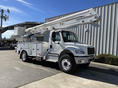 Freightliner M2 106 55 ft Boom / Bucket Truck - 2021 ALTEC AA55 Aerial Lift, Automatic