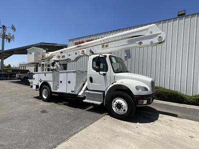 Freightliner M2 106 55 ft Boom / Bucket Truck - 2019 ALTEC AA55 Aerial Lift, Automatic