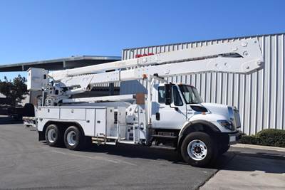 International WorkStar 7400 93 ft Boom / Bucket Truck - 2012 Altec A77TE93 Aerial Lift, Automatic
