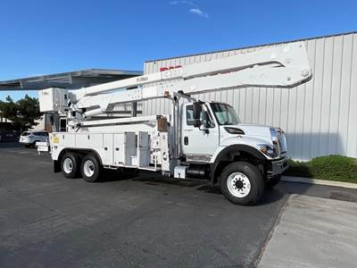 International WorkStar 7400 93 ft Boom / Bucket Truck - 2012 Altec A77TE93 Aerial Lift, Automatic, Tandem Axle