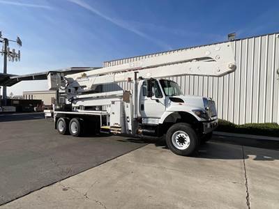International WorkStar 7400 93 ft Boom / Bucket Truck - 2012 Altec A77TE93 Aerial Lift, Automatic, Tandem Axle