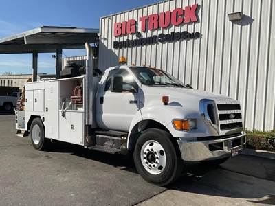 Ford F-650 Single Axle Cab & Chassis Truck - Cummins, 325HP, Automatic