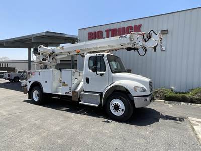 Freightliner M2 106 Single Axle Truck-Mounted Digger Derrick - Automatic, 2019 ALTEC DC47TR Digger Derrick