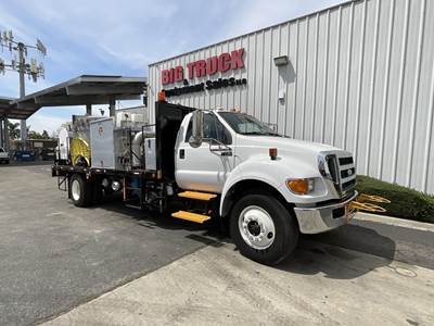 Ford F-750 Single Axle Fire Truck - Cummins, 280HP, Automatic