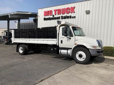 International DuraStar 4300 Flatbed Dump Truck - 260HP, Automatic
