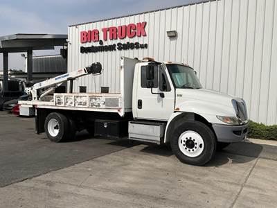 International DuraStar 4300 Flatbed Dump Truck - 260HP, Automatic