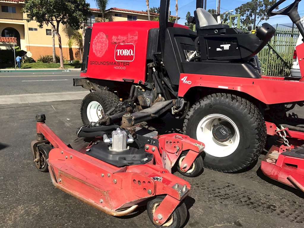 2010 Toro GROUNDSMASTER 4000D Riding Lawn Mower For Sale, 1,103 Hours