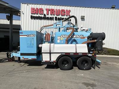 Ditch Witch FX60 Hydro-Excavator Vacuum Trailer