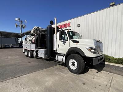International WorkStar 7600 Tri Axle Vacuum Truck - MAXXFORCE 13, 430HP, 10 Speed Manual