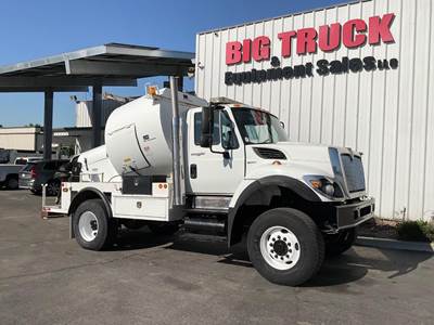 International WorkStar 7300 Single Axle Winch Truck - MAXXFORCE DT, 225HP, Automatic