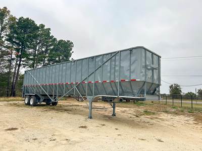 Trinity STAINLESS STEEL 46' BELT FLOOR Tandem Axle Belt Trailer