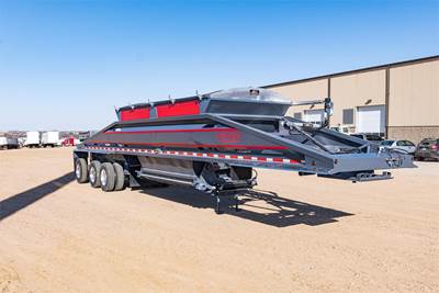 RENEGADE 46x102 Tri Axle Steel Bottom Dump Trailer - Air Ride, Fixed Axle