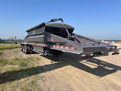 RENEGADE 46x102 Tri Axle Steel Bottom Dump Trailer - Air Ride, Fixed Axle