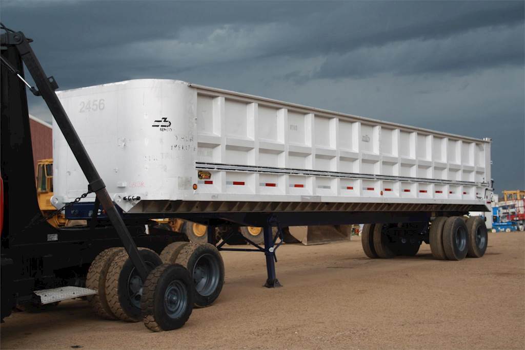 1990 Benson End Dump Semi Trailer For Sale Jackson, MN G503