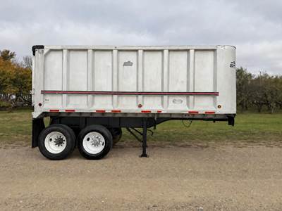 Benson 21 ft End Dump Trailer - Tandem Axle, Combination, Spring
