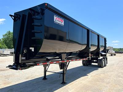 Brazos 40' STEEL FRAMELESS End Dump Trailer