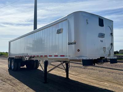 East 34 ft Frameless End Dump Trailer - Aluminum