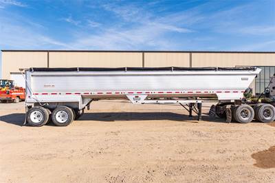 Kruz 40' ALUMINUM FRAMELESS END DUMP Frameless End Dump Trailer - Aluminum