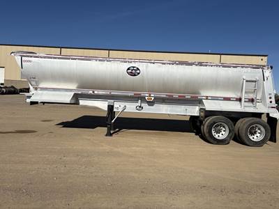 MAC 31' ALUMINUM FULL FRAME HALF ROUND END DUMP Frame End Dump Trailer - Aluminum