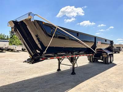 MAC 40' STEEL FRAMELESS HALF ROUND END DUMP End Dump Trailer