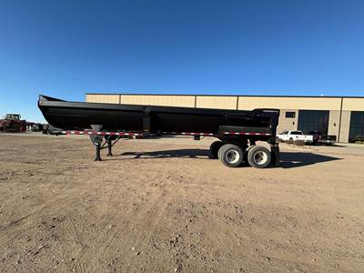 Manac 34' STEEL FRAMELESS HALF ROUND END DUMP Frameless End Dump Trailer - Steel