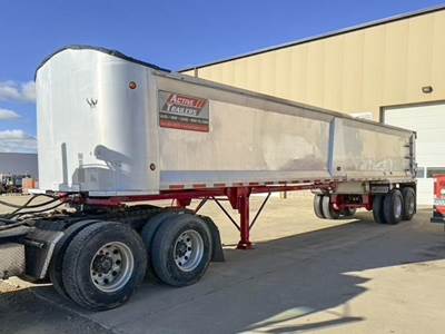 Trail King 40' ALUMINUM FRAMELESS Frameless End Dump Trailer - Aluminum