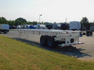 Wade 48' LIVE HAUL TANDEM AXLE FLATBED *POULTRY TRAILER Steel Flatbed Trailer