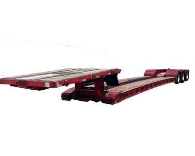 Globe Trailer STRETCH RGN W/FLIP Lowboy Trailer