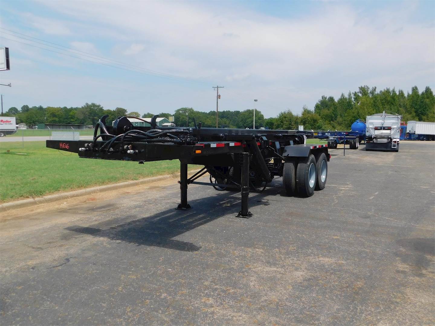 1994 Tandem Axle Steel Roll Off Trailer Fixed Axle For Sale