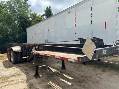 Dragon 34x100 Tandem Axle Steel Roll Off Trailer - Air Ride