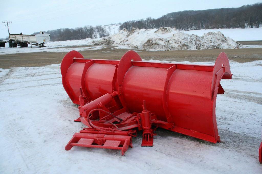 11' Hydro Turn Snow Plow48" Tall With Dual Cylinder Power Angle